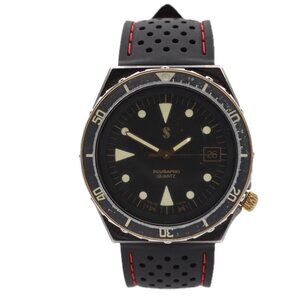 Vintage ScubaPro 152 184 Diver Men's Quartz Wristwatch Swiss Stainless Steel